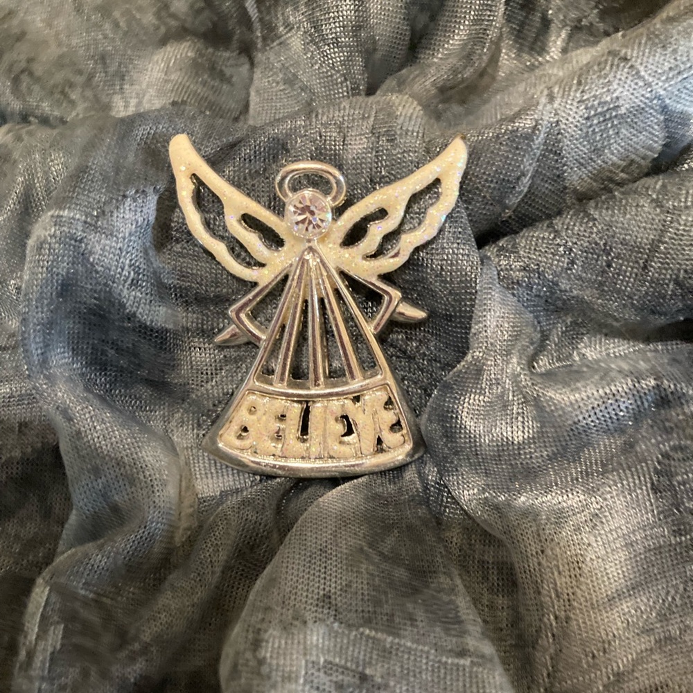 2 FOR $12  Brooch - Angel pin/brooch-silver tone